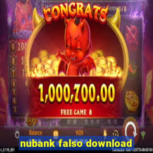 nubank falso download